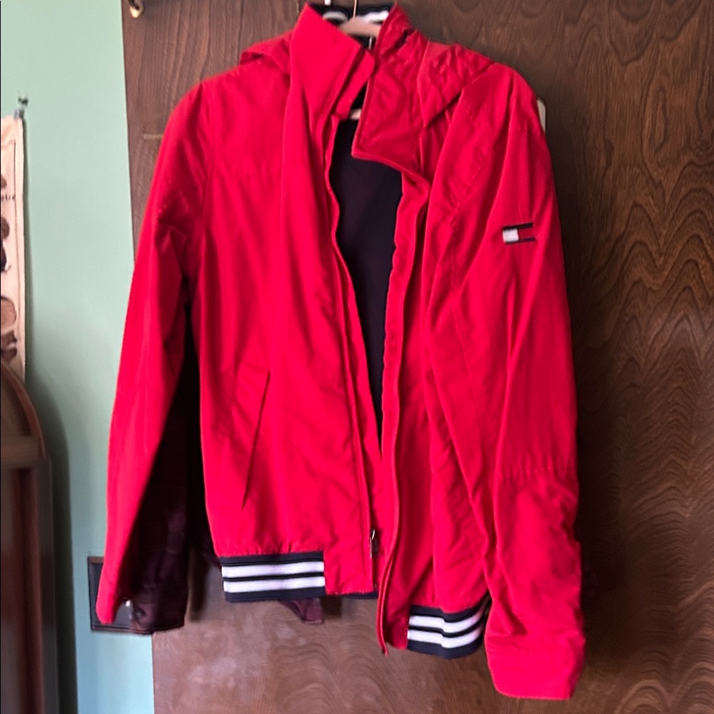 Tommy Hilfiger Red Bomber Jacket